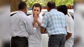 Congress VP Rahul Gandhi visits cyclone-hit Visakhapatnam