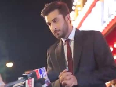 Ranbir Kapoor at the film festival. Screenshot from YouTube video 