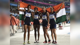 Indian men clinch hockey gold, women bag 4 x 400m relay gold; India jump to ninth place