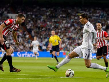 Cristiano Ronaldo hits yet another treble in rout of Bilbao Cristiano Ronaldo hits yet another treble in rout of Bilbao