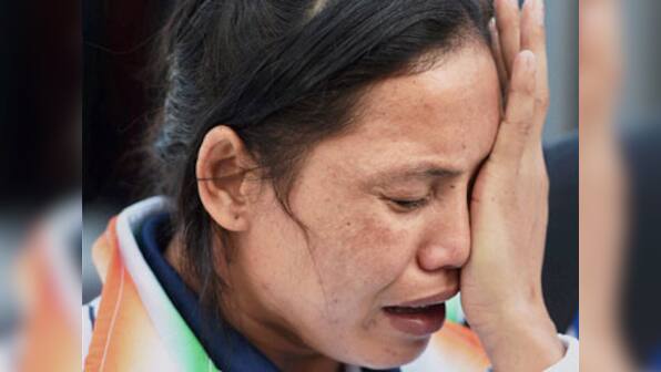 Watch and judge: Video of Sarita Devi's semifinal bout with Jina Park