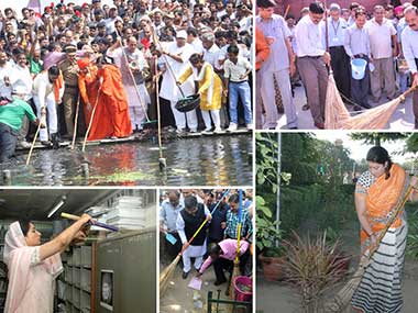 Clean sweep: How Modi stumped AAP, Cong with Swacch Bharat campaign Clean sweep: How Modi stumped AAP, Cong with Swacch Bharat campaign