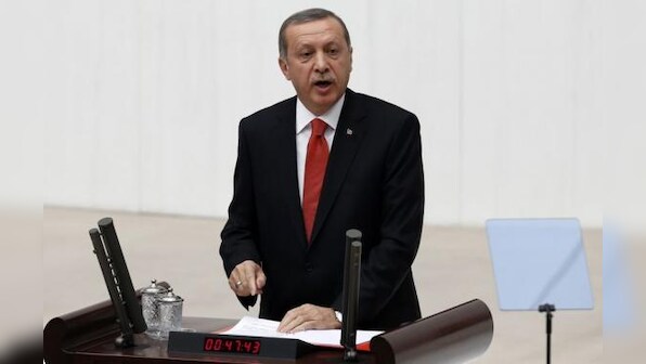 Turkey's Erdogan says 200 Iraqi Kurdish fighters to enter Kobani