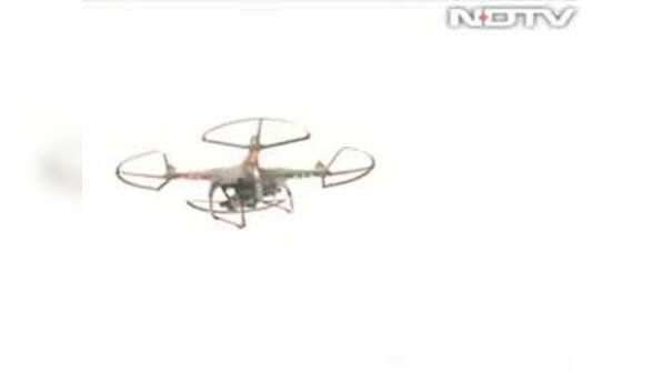 Watch: Delhi Police uses drones to patrol violence-hit Trilokpuri