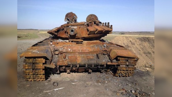 Exclusive - Charred tanks in Ukraine point to Russian involvement