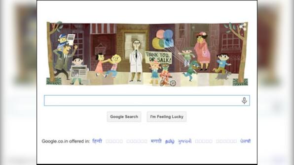 Jonas Salk's 100th birthday: Google Doodle thanks scientist for polio vaccine