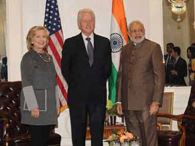 Hillary Clinton praises PM Modi's Swachh Bharat campaign Hillary Clinton praises PM Modi's Swachh Bharat campaign