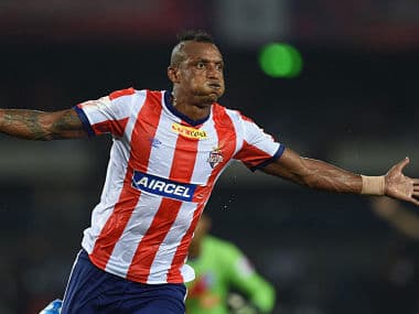 Atletico De Kolkata striker Fikru Tefera Lemessa was in fine form. PTI