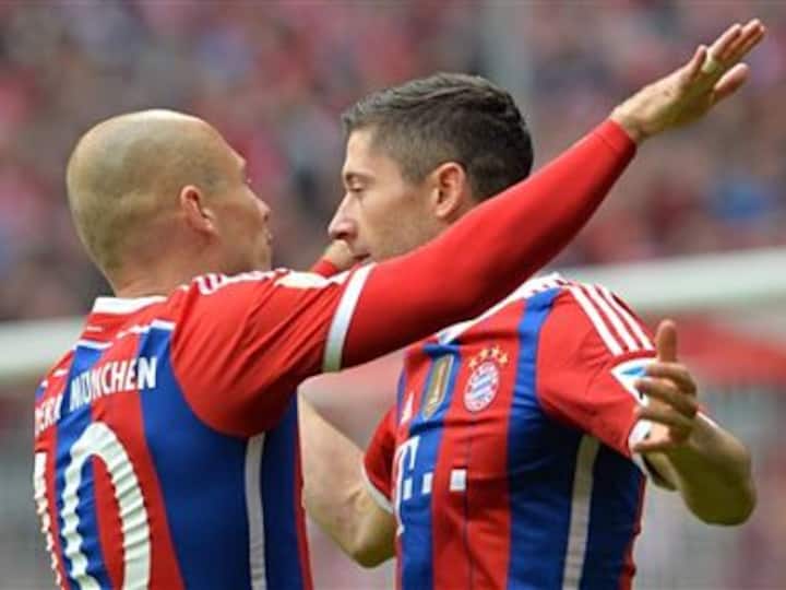 Lewandowski, Robben strike twice as Bayern crush Hanover Lewandowski, Robben strike twice as Bayern crush Hanover