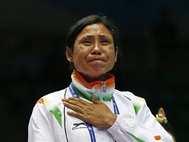 Sarita Devi's refusal to accept Asian Games bronze medal leads to one year ban Sarita Devi's refusal to accept Asian Games bronze medal leads to one year ban