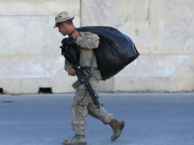 Last US Marines, British combat forces end Afghan operations, prepare withdrawal