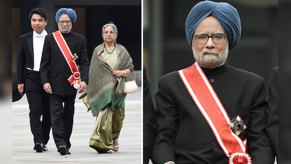 Photos: Fmr PM Manmohan Singh receives Japan's second highest civilian honour