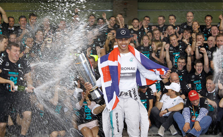 Photos: Lewis Hamilton joins F1 greats with his second World Champion title Photos: Lewis Hamilton joins F1 greats with his second World Champion title