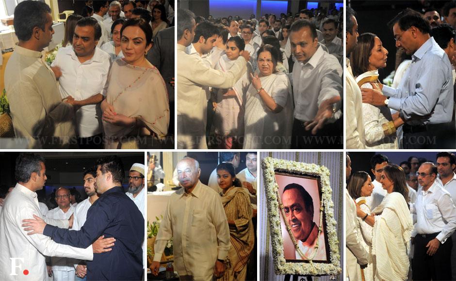 Photos: Eminent industrialists, politicians pay tribute to Murli Deora at prayer meet Photos: Eminent industrialists, politicians pay tribute to Murli Deora at prayer meet