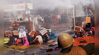 Photos: Violent clashes between Rampal's supporters, Haryana police in Hisar kill six