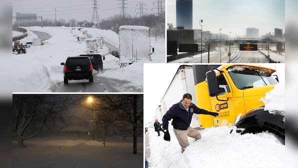 One years worth of snow in just three days: Crazy photos from Buffalo, New York