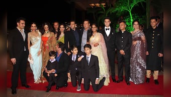 Bollywood stars, corporate honchos and everyone else who turned up at Arpita Khan's Mumbai wedding reception
