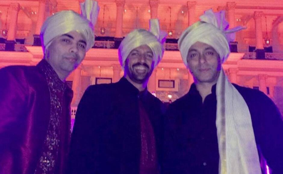 Karan Johar, Kabir Khan and Salman Khan