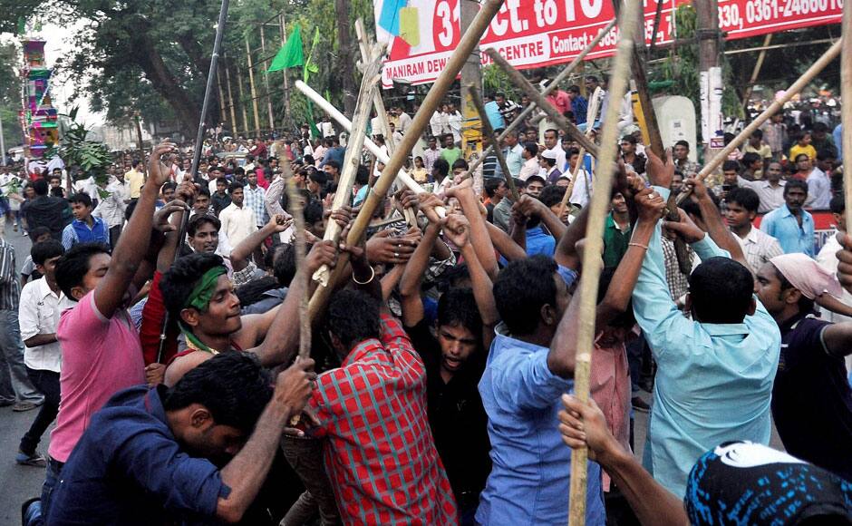 Guwahati: Muslims participate in a Muharram procession in Guwahati on Tuesday. PTI 