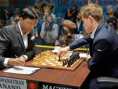 Anand eyes world title in rapid and blitz chess as Carlsen starts favourite Anand eyes world title in rapid and blitz chess as Carlsen starts favourite