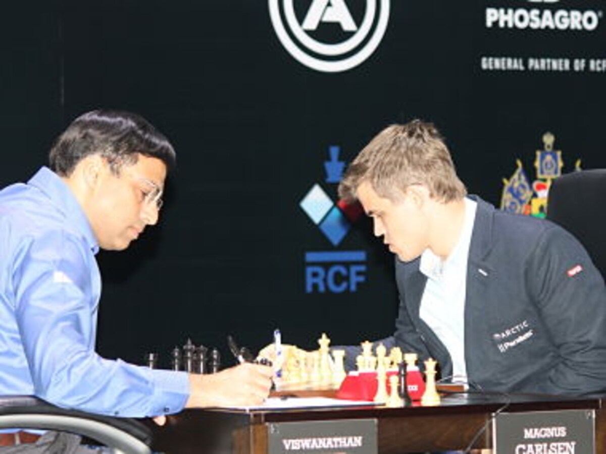 World Chess Championship 2013 Match Viswanathan Anand vs Magnus Carlsen:  Game 7 and Photos