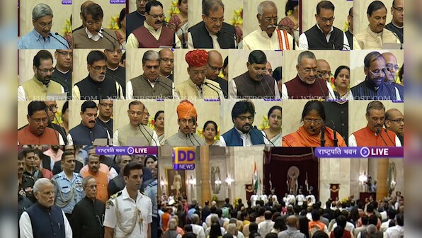 Photos: Modi's cabinet expansion complete with 4 new cabinet ministers, 17 ministers of state