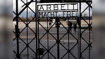 Notorious 'Arbeit macht frei' gate stolen from Nazi concentration camp