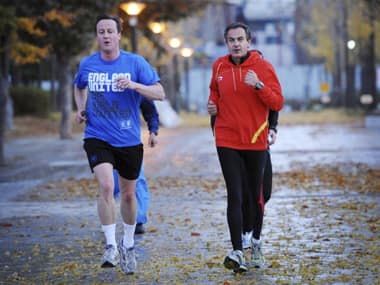 David Cameron, in times of less lycra. Reuters