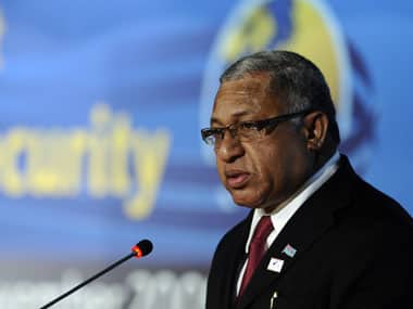 Fiji PM Frank Bainimarama. Reuters