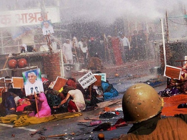 The clashes between Rampal's supporters and Hisar police killed six. PTI