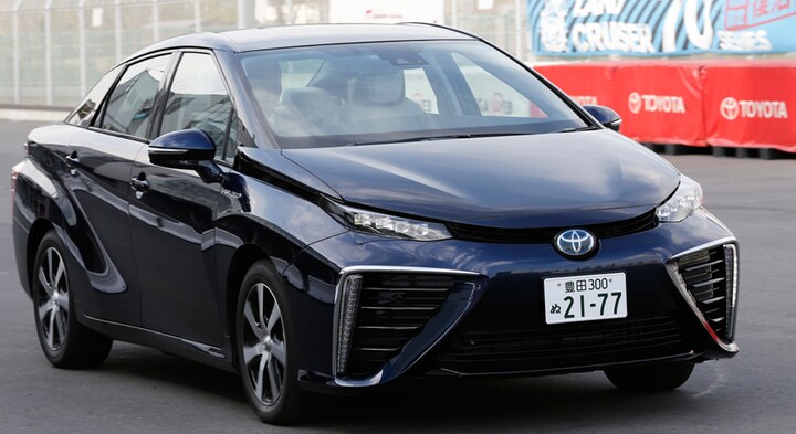 Check out Toyota's new hydrogen cell powered Mirai