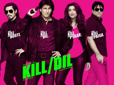 A poster from the film, Kill Dil. 