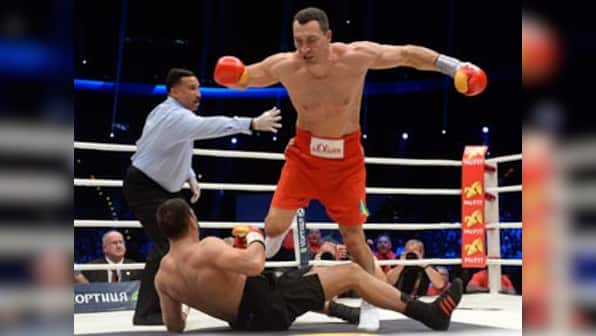 Boxing: Dominant Klitschko knocks out Pulev to retain IBF heavyweight crown