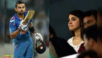 It's official! Virat Kohli blows a kiss to girlfriend Anushka Sharma