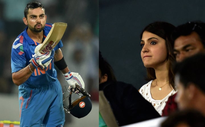 It's official! Virat Kohli blows a kiss to girlfriend Anushka Sharma