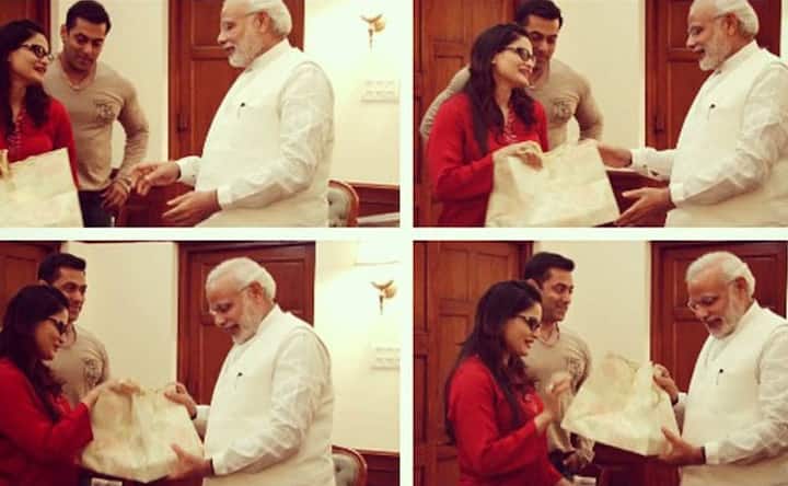 Salman invites Modi, has bhai moment with SRK: Arpita Khan ki shaadi is a grand affair Salman invites Modi, has bhai moment with SRK: Arpita Khan ki shaadi is a grand affair