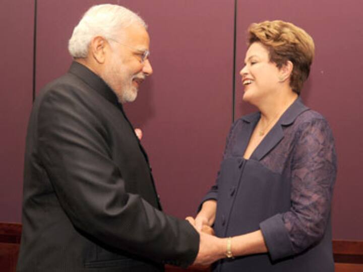 PM Modi lauds Brazilian Dilma Rousseff's leadership PM Modi lauds Brazilian Dilma Rousseff's leadership