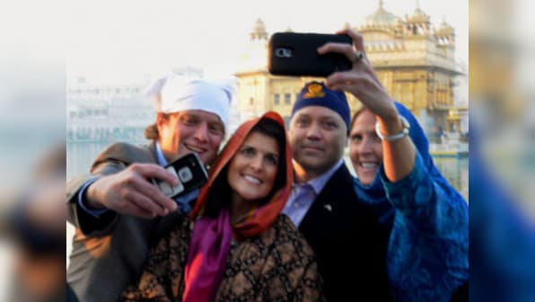 Nikki Haley seeks strong business ties with India, visits Golden temple 