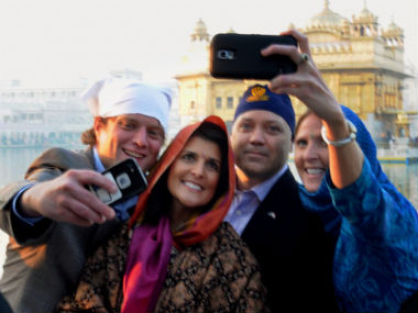 Nikki Haley seeks strong business ties with India, visits Golden temple Nikki Haley seeks strong business ties with India, visits Golden temple