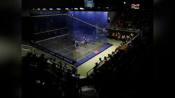 Harinder, Kush and Aparajitha in Asian Beach Games squash semis