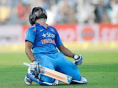Rohit Sharma today created history by smashing the highest individual ODI score with a breathtaking knock of 264 against Sri Lanka. Sportzpics 
