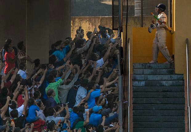 The cropped version which won the MCC-Wisden photo of the year award. Atul Kamble @ Mid-Day