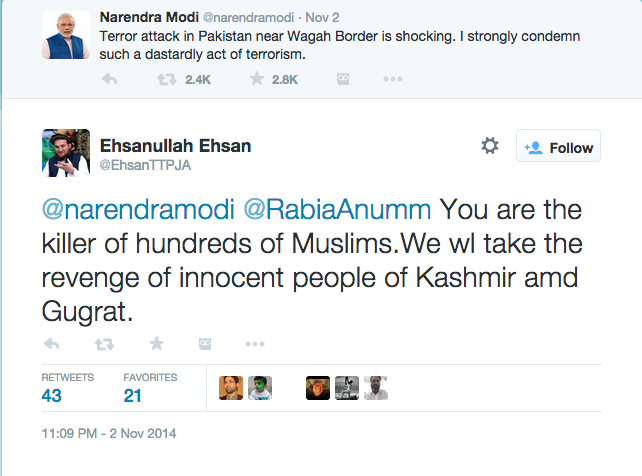 After Wagah, Pakistan Taliban issues direct threat to Indian PM Modi After Wagah, Pakistan Taliban issues direct threat to Indian PM Modi