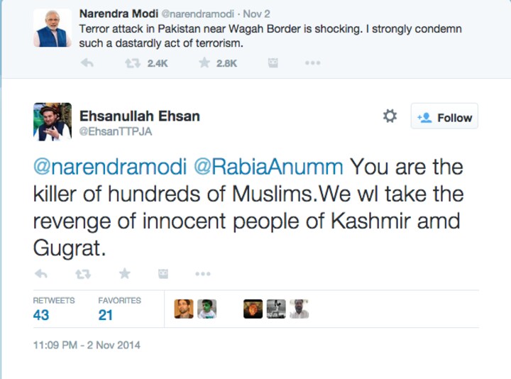 After Wagah, Pakistan Taliban issues direct threat to Indian PM Modi