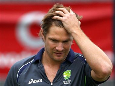 Australian training session ends early after Watson hit on head by a bouncer Australian training session ends early after Watson hit on head by a bouncer