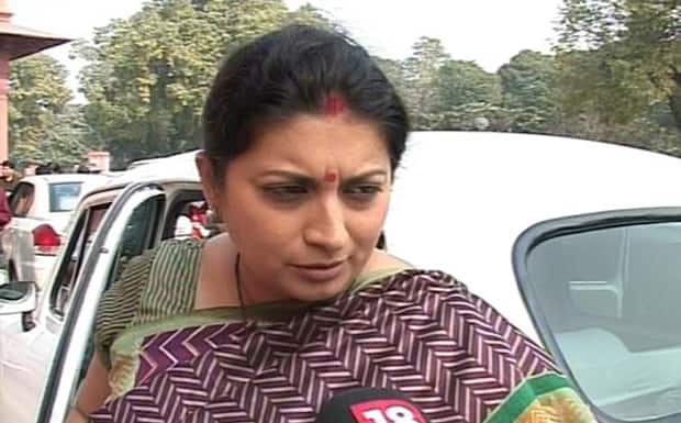 Smriti Irani. IBNlive