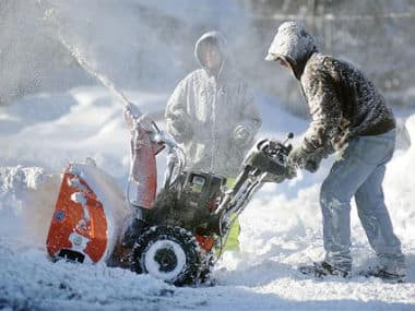 Residents now face the threat of flooding and rains. AP