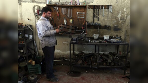 Syrian industrial zone emerges after years of war, hoping for a new life