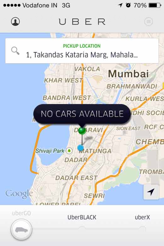 Get more drivers! UberGo flops on Day 1 with no cars  Get more drivers! UberGo flops on Day 1 with no cars