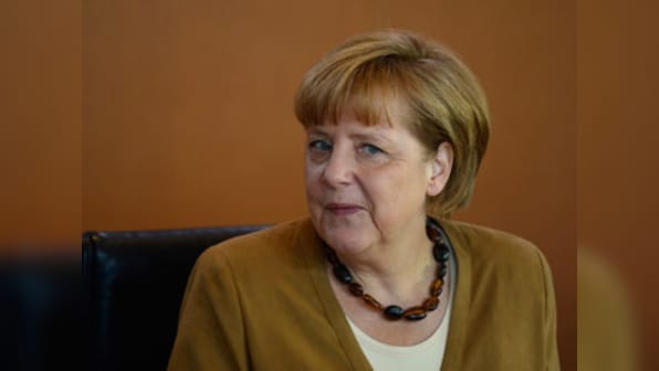 Angela Merkel touches down in India, Modi tweets 'Namaste'